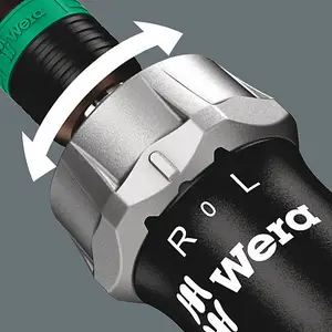 Wera 05051040001 Kraftform Kompakt 60 RA Ratcheting Bit Holder Set of 17 WER051040