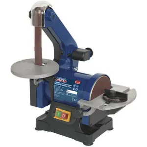 Versatile Portable Disc and Belt Sander for Woodworking - 250W 230V