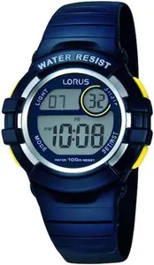 Lorus Children's Digital Display Blue Rubber Strap Watch