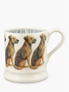 Emma Bridgewater Dogs Border Terrier Half Pint Mug, 300Ml, Brown/Multi