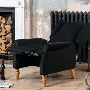 Barksdale Recliner Armchair - Black