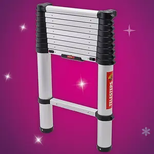 Telesteps Lightweight Safety EN 131 Certified Telescopic Ladder 3m XMS24LADDER