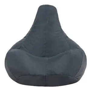 Veeva Recliner Gaming Bean Bag Chair - Charcoal