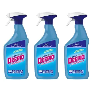 Deepio Professional Degreaser Spray 750ml (Pack of 3)