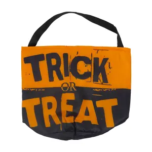 25cm W x 30cm D Halloween Trick or Treat Candy Bag Fabric Bag