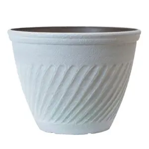 Bali Antique Beige Planter 14'' Grow Your Own Garden Plants