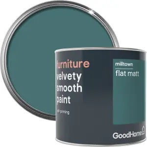 GoodHome Milltown Flat matt Furniture paint, 500ml