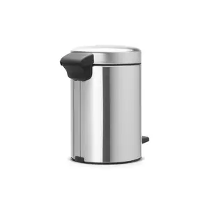 Brabantia NewIcon 3 Litre Soft Closing Pedal Bin Matt Steel