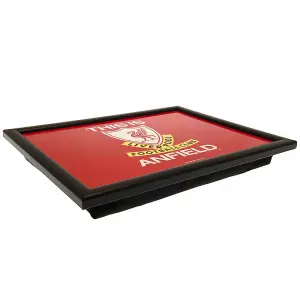 Liverpool FC Cushion Lap Tray Red/Black/White (One Size)