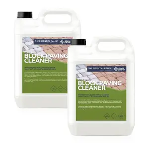 Stonecare4U Block Paving Cleaner (10L) - Easy Removal of Dirt, Moss, Weeds & Algae