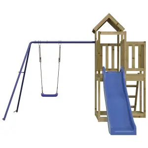 Berkfield Outdoor Playset Impregnated Wood Pine