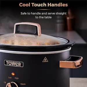 Tower Cavaletto 3.5 Litre Slow Cooker Black