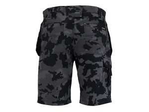 STANLEY Hanley Black Camouflage Holster Shorts - Comfortable 32 Inch Waist Design