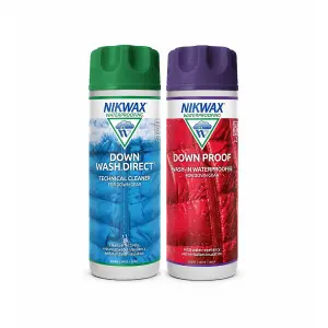 Nikwax Down Proof/Downwash Direct Twin Pack 1Ltr.