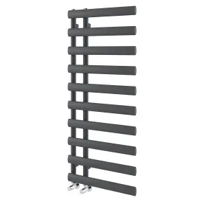 Donovan Grey Heated Towel Rail - 1140x500mm