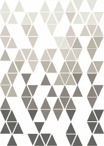 Wallpops Natural Beige Grey Geometric Triangles Wall Stickers