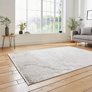 Beige Abstract Modern Rug Easy to clean Living Room Bedroom and Dining Room-160cm X 230cm