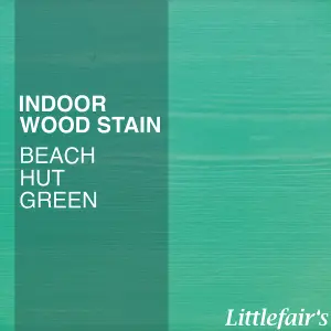 Littlefair's - Indoor Wood Stain - Beach Hut Green - 250ml