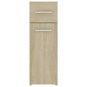 Berkfield Apothecary Cabinet Sonoma Oak 20x45.5x60 cm Engineered Wood