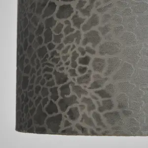 Litecraft Giraffe Grey Easy Fit Lamp Shade