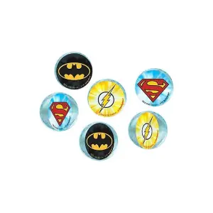 Justice League Logo Party Favours (Pack of 6) Multicoloured (One Size)