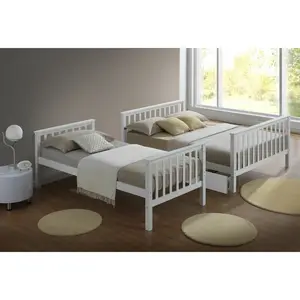 Mara Standard Bunk Bed White