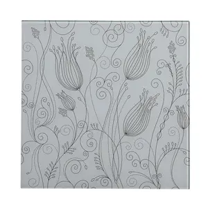 Maison by Premier Tulip White Frame Glass Print