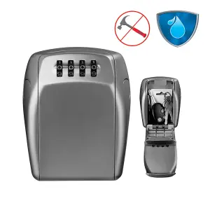 Master Lock Reinforced security 4 digit Wall-mounted External Combination Key safe