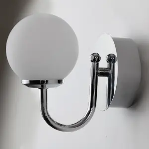 Polished Chrome 6W LED Bathroom Wall Light