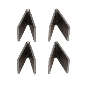 4 Pack Steel Butt Hinges Weld-On Extra Heavy Duty Industrial 50x161mm