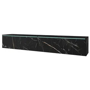 Doyal Tv Stand for Tvs up to 78 " Black Marble