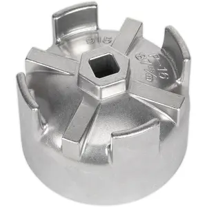 87mm Oil Filter Cap Wrench - 16 Flutes - 1/2" Sq Drive - Aluminium Alloy