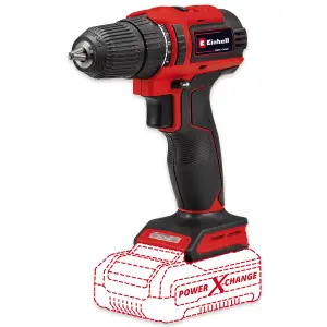 Einhell Cordless Drill Driver 40Nm 18V Power X-Change Brushless TE-CD 18/40 Li BL-Solo - Body Only