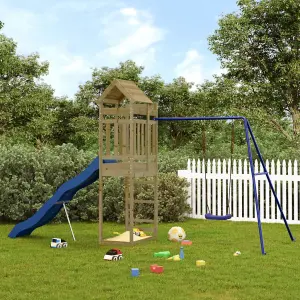 Berkfield Outdoor Playset Impregnated Wood Pine