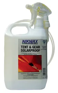 Nikwax Tent & Gear SolarProof 2.5 Litre, Spray on waterproofer and UV protector