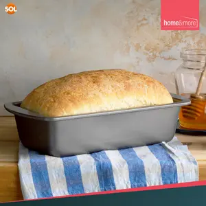 2pk Loaf Tins for Baking 2lb - 2lb Loaf Tin - 21 x 11 x 6.4cm - Stainless Steel Bread Tins for Baking 2lb - Stainless Steel