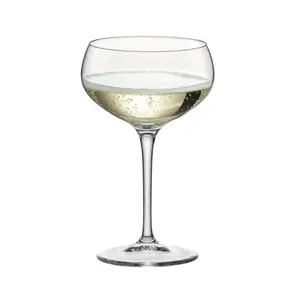 Bormioli Rocco - Bartender Glass Champagne Coupe Saucers - 305ml - Clear - Pack of 6