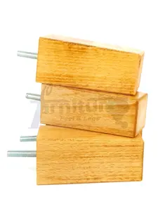 4x REPLACEMENT FURNITURE LEGS SOLID WOOD 110mm HIGH SOFAS CHAIRS SETTEE CABINETS LEGS M8 TSP2055