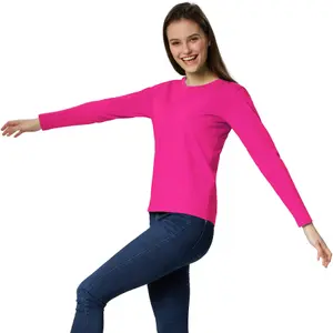 Women's Long-Sleeved Top - pink S