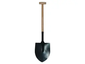 Faithfull RI33-STPR2T Open Socket Round Shovel No.2 T-Handle FAIOSR2T