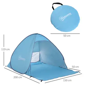 Kitt 2 Person Tent Blue