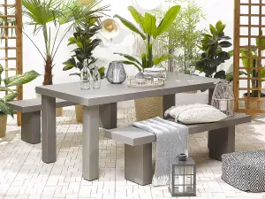 Garden Table Concrete Grey TARANTO