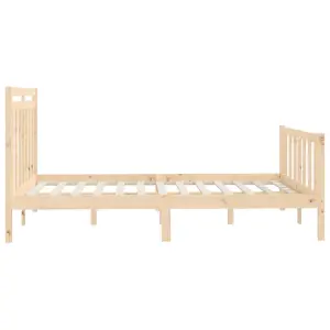 Berkfield Bed Frame Solid Wood Pine 160x200 cm