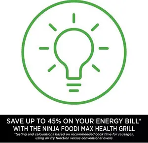 Ninja Foodi AG551UK Max 6-In-1 Health Grill & Air Fryer