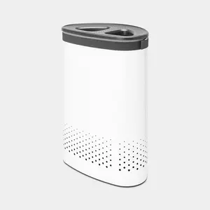 Brabantia 55 Litre Selector Laundry Bin White/Grey