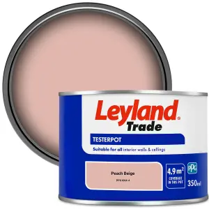 Leyland Trade Vinyl Matt Walls & Ceilings Emulsion Paint Peach Beige (PPG1064-4) 350ml Tester