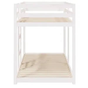 Berkfield Bunk Bed White 80x200 cm Solid Wood Pine