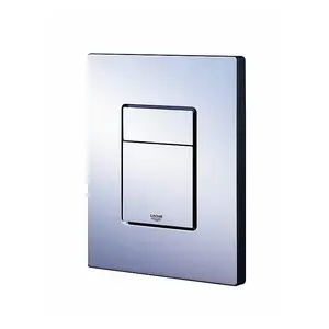 Grohe 38732 Chrome Cosmo Dual Flush Wall Plate for Horizontal Vertical