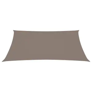 Berkfield Sunshade Sail Oxford Fabric Rectangular 5x7 m Taupe