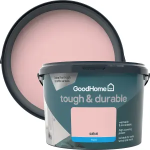 GoodHome Tough & Durable Sakai Matt Emulsion paint, 2.5L